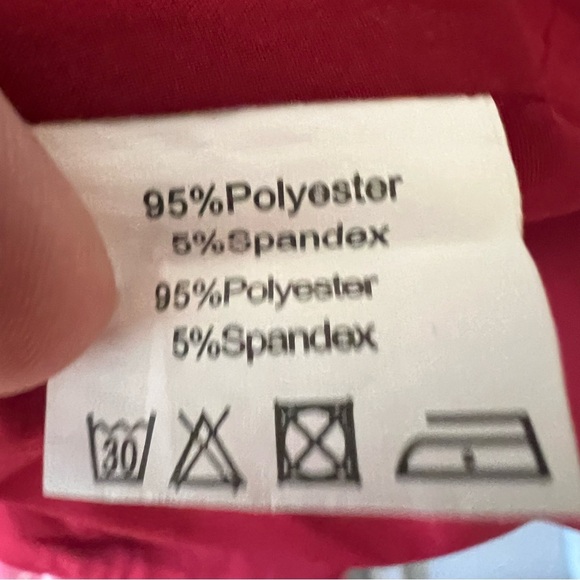 Kate Kasin Red White Polka Dots Wrap Dress Sz Small Ruffle Short Sleeve Cocktail - Picture 10 of 12